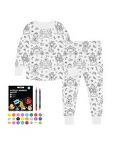 1 Pijama com 12 canetinhas laváveis de brinde